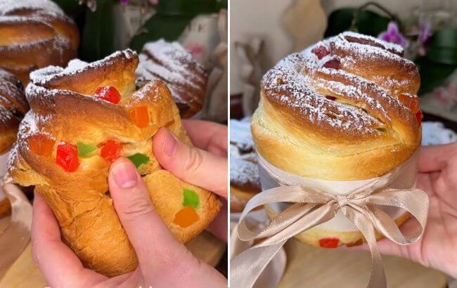 Така паска стане окрасою великоднього столу. Рецепт запашного Крафіна (відео)