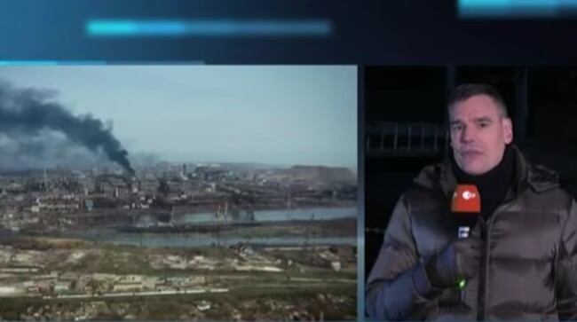 Журналіст німецького телеканалу зняв репортаж у дусі пропаганди РФ про “відбудову” Маріуполя в окупації
